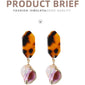 Bohemia Leopard Acrylic Dangle