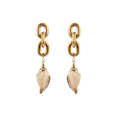 Sea Shell Conch Earring