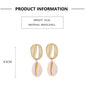 Summer Shell Drop Earring