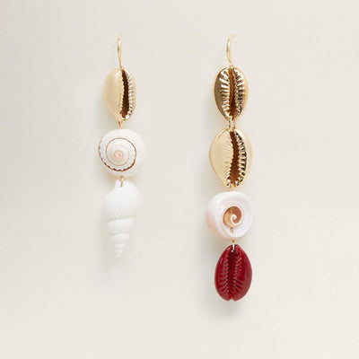 Boho Gold Shell Earring