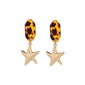 Gold Alloy Seashell Earring
