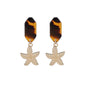 Gold Alloy Seashell Earring