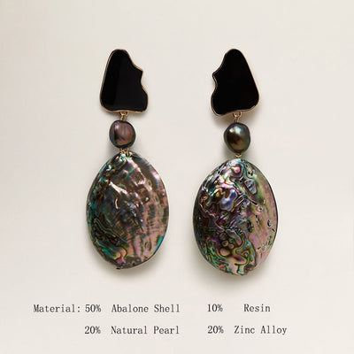 Abalone Shell Drop Dangle