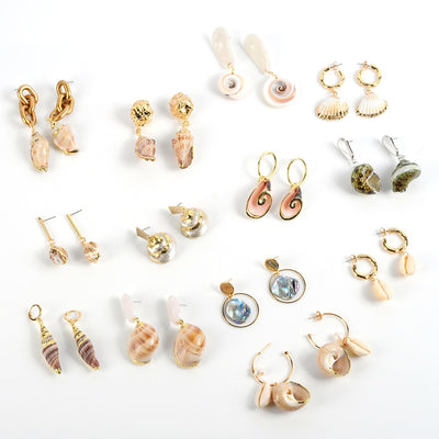 Sea Shell Conch Earring