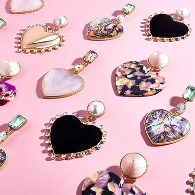 Acrylic Lovery Heart Dangle