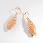 Natural Conch Scallop Earrings