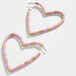 Acrylic Lovery Heart Dangle